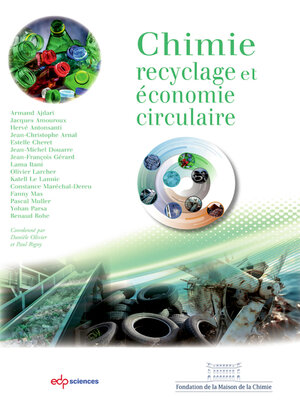 cover image of Chimie, recyclage et économie circulaire